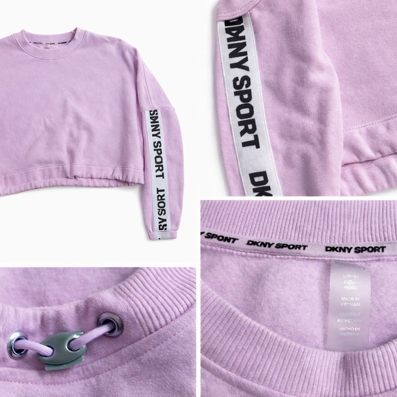 DKNY Women's Cropped Sweatshirt - Picture 4 of 4